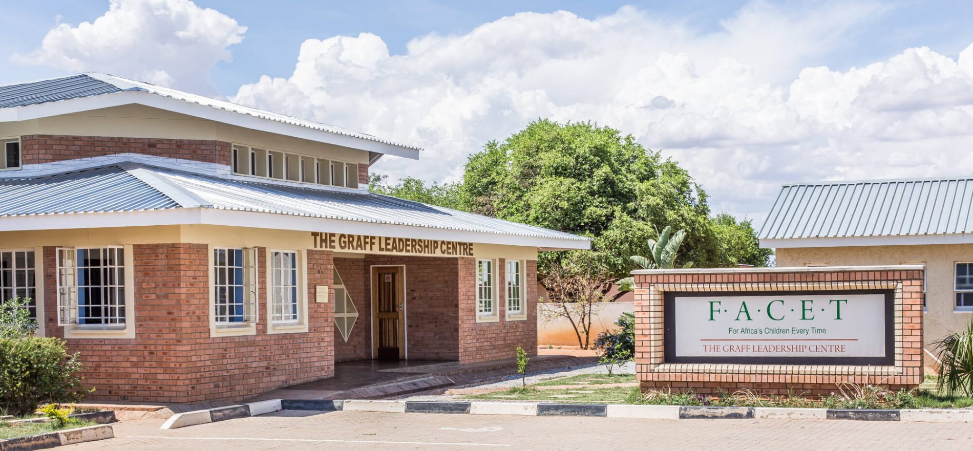 The exterior of the Graff Leadership Centre building