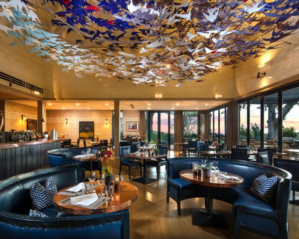 The interior of Indochine restaurant