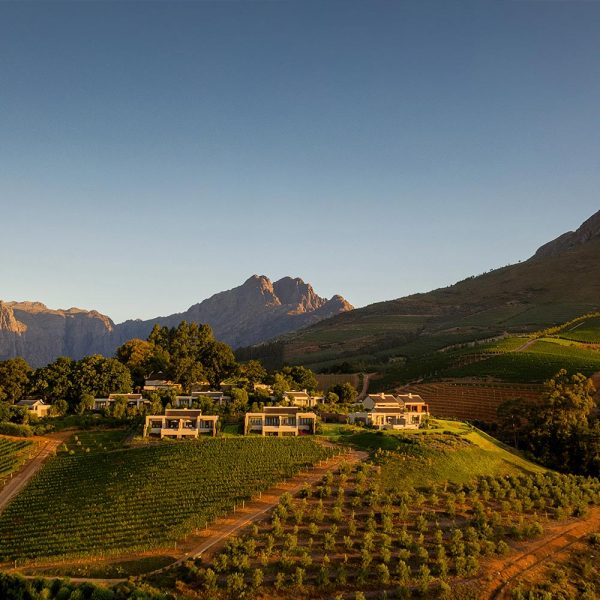 Delaire Graff Estate nestled on a hillside in Stellenbosch South Africa