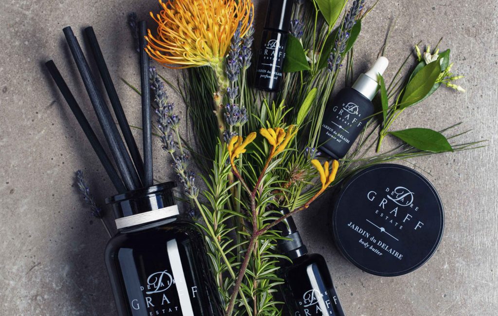 Jardin de Delaire Spa products