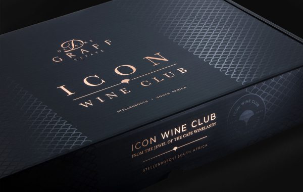 An Icon Wine Club wine gift box