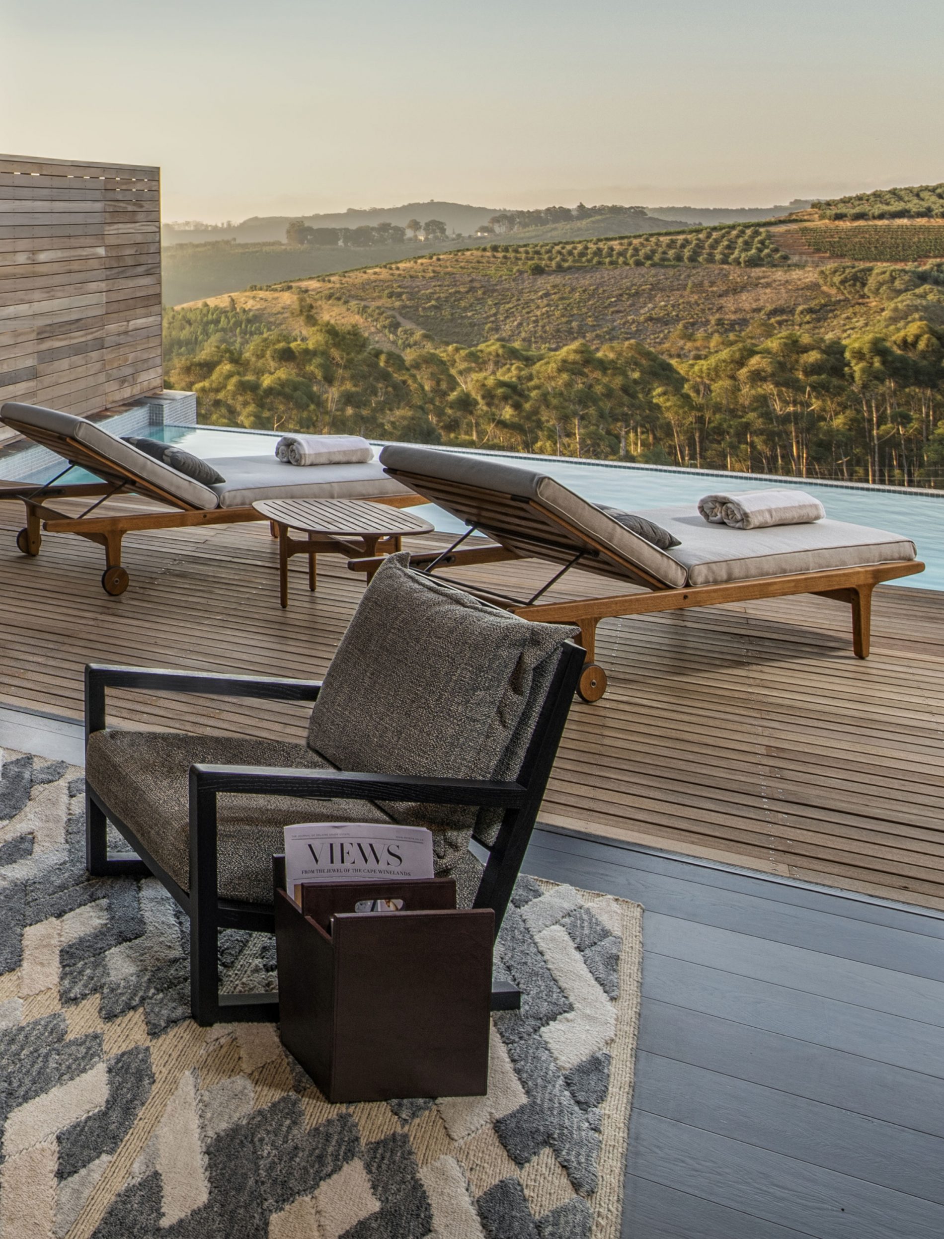 A Superior Lodge terrace