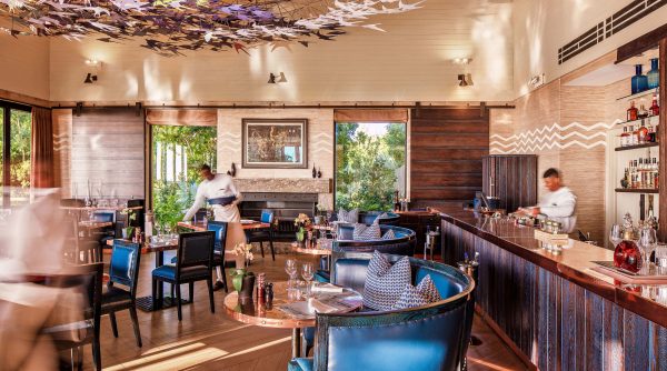 The interior of Indochine restuarant