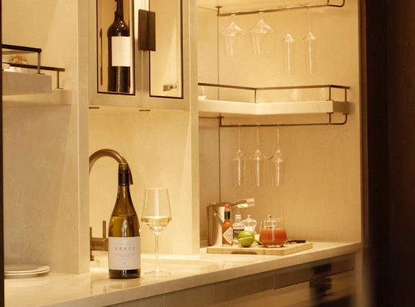 Complimentary personal bar