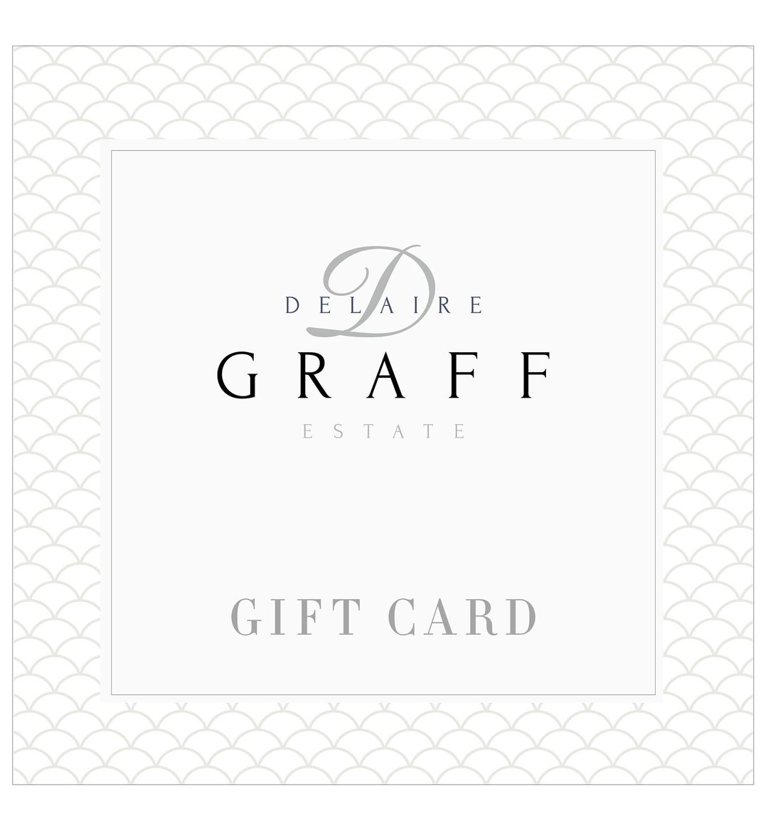 A Delaire Graff Estate gift card