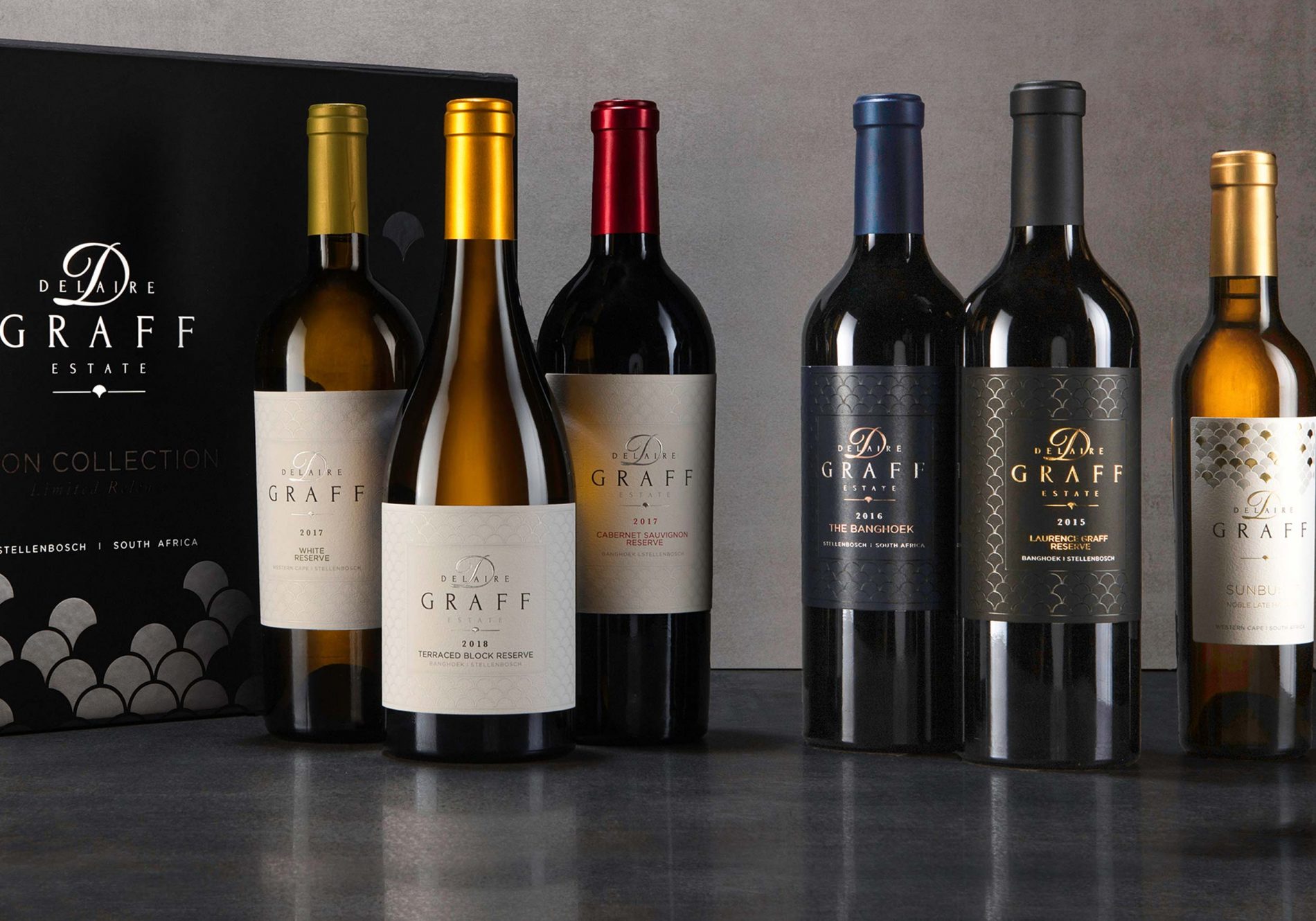 6 bottles of award-winning Delaire Graff Estate wine