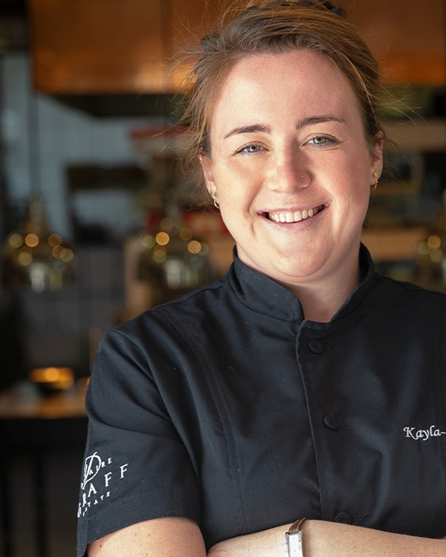 Kayla-Ann Osborn, head chef of Delaire Graff Restaurant in Stellenbosch