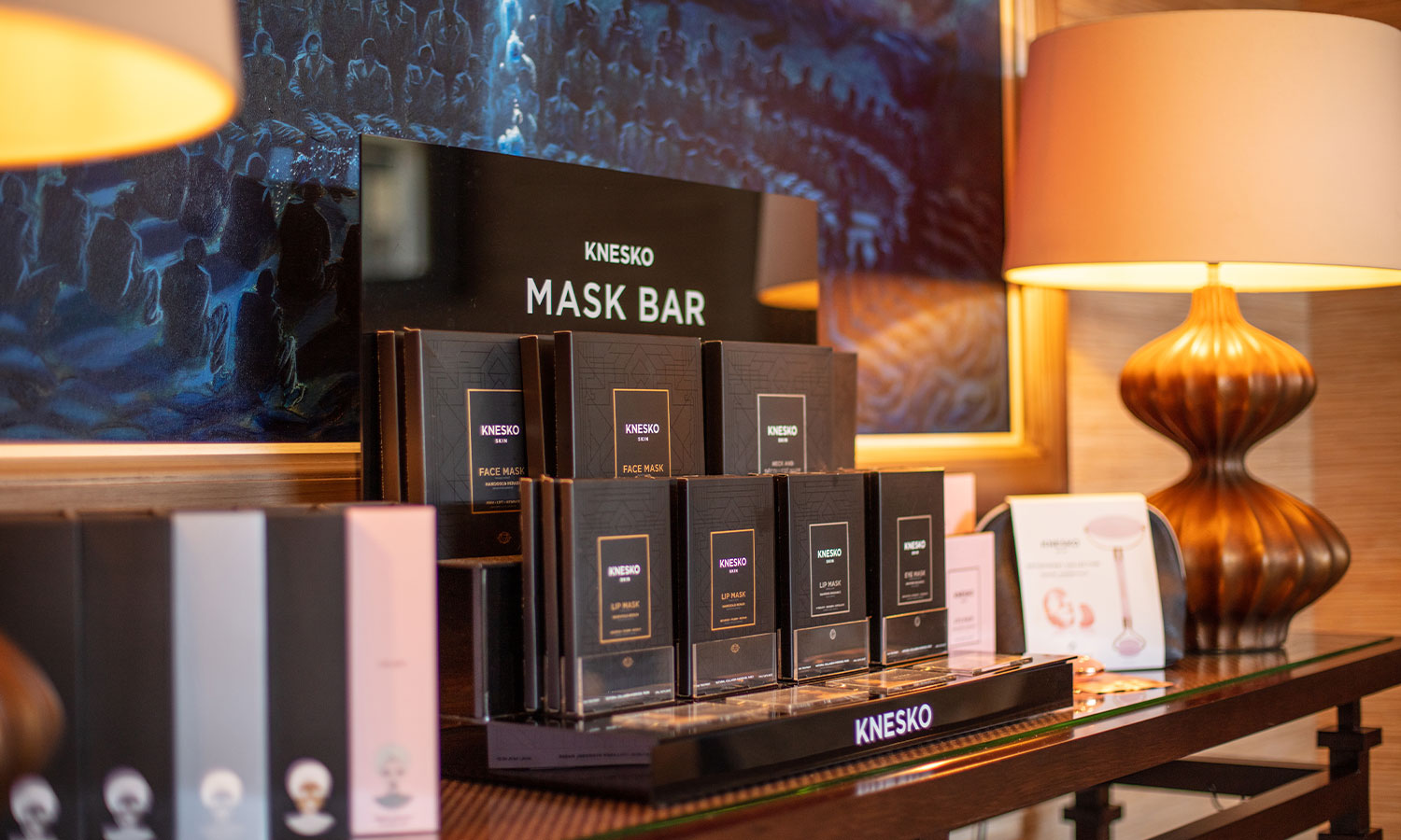 Delaire Graff Spa KNESKO spa products