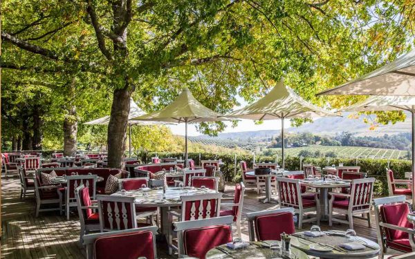 Delaire Graff Estate- Dine under the stately oaks of Delaire Graff Restaurant