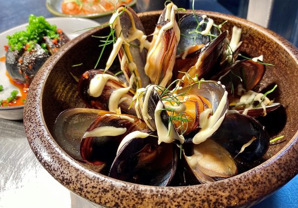 Gochujang mussels by Indochine head chef Virgil Kahn