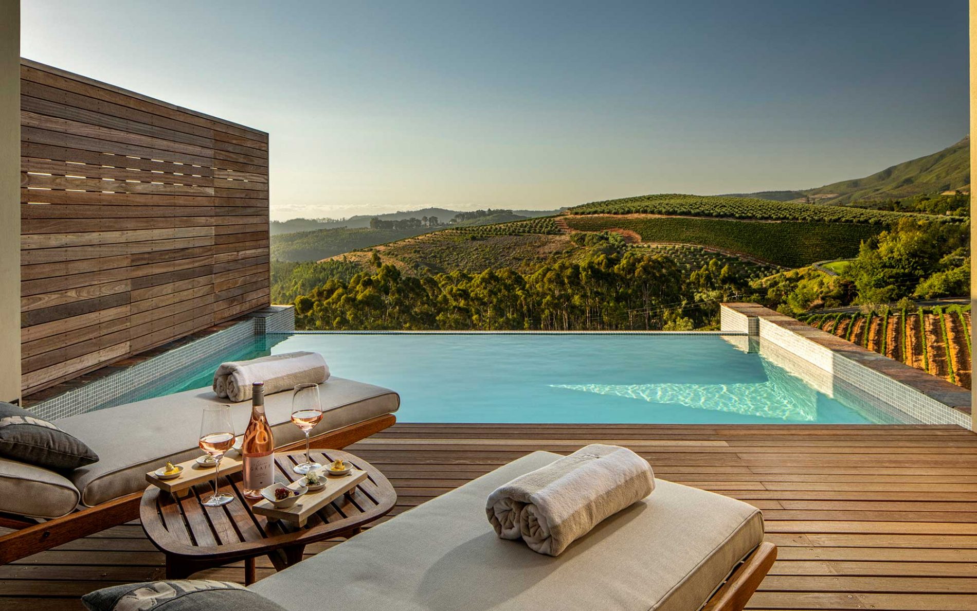 Delaire Graff Estate- Unwind in your private heated plunge pool