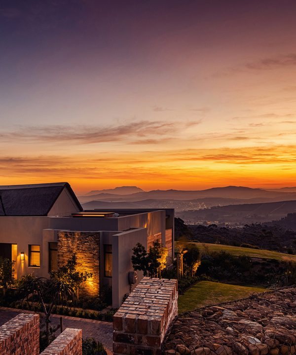 Delaire Graff Lodge view over the Cape Winelands