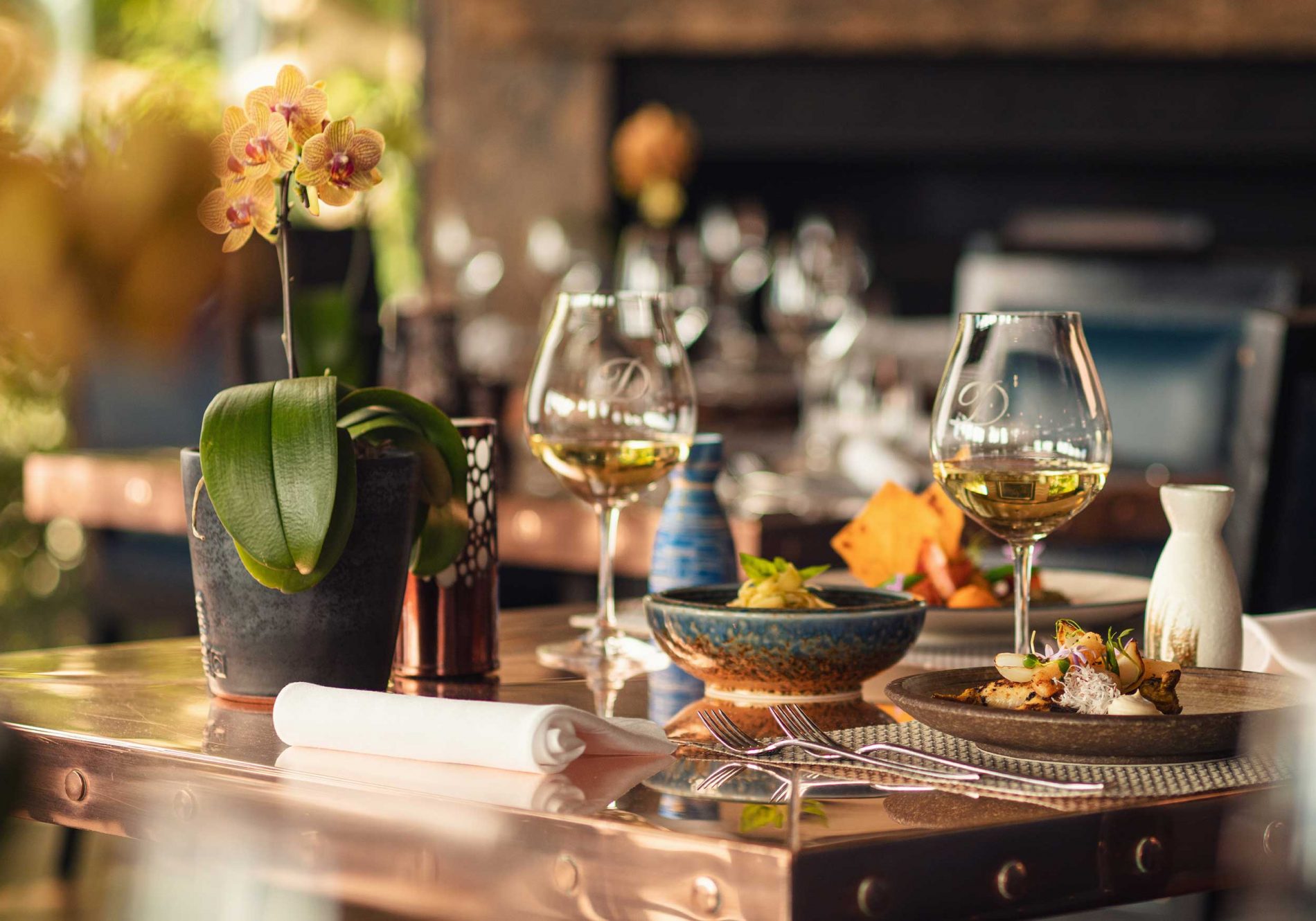 Set Dinner menu at Indochine restaurant